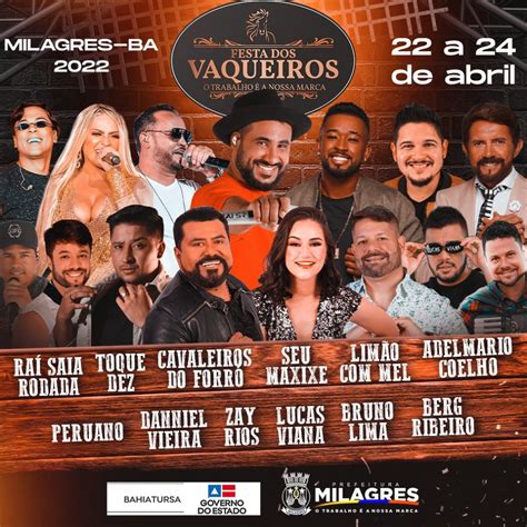 Milagres Confirma Festa Do Vaqueiro Grandes Atra Es A Voz Aqui