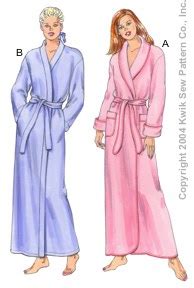 Designs Fleece Robe Sewing Pattern Zareenorrin