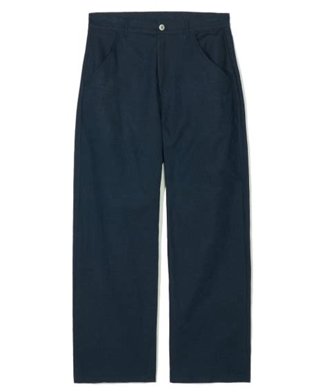 Musinsa Partimento Washed Linen Regular Pants Navy