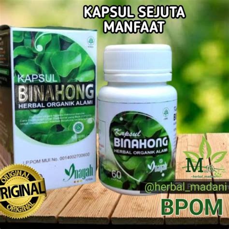 Jual Binahong Inayah Kapsul Herbal Berhasiat Shopee Indonesia