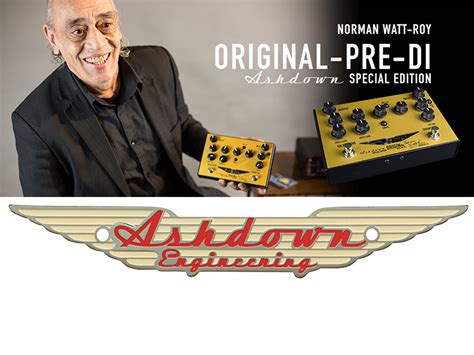 Ashdown Offers Limited Edition Norman Watt Roy Pre Amp Music