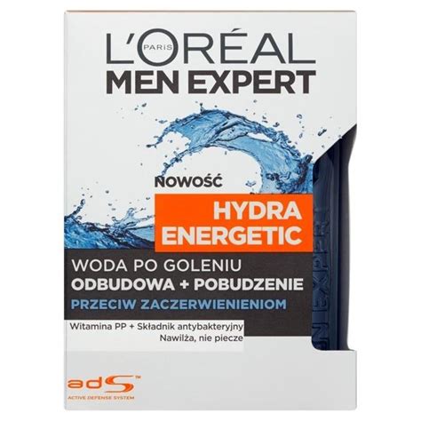 L Or Al Paris Men Expert Hydra Energetic Woda Po Goleniu Przeciw