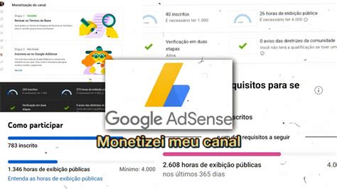 Monetizei Meu Canal Monetiza O Do Youtube Como Funciona Quanto