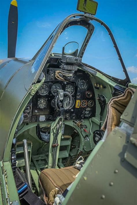 Look Sharp on Tumblr: Cockpit Supermarine Spitfire. #Art #Aircraft # ...