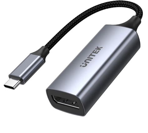 Unitek Adapter Usb C Na Dp 12 4k 60hz Alu 15cm Opinie I Ceny Na Ceneopl