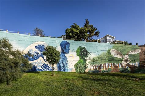 As Lucen Los Tres Nuevos Murales En Oleiros A Coru A Que Decoran Sus