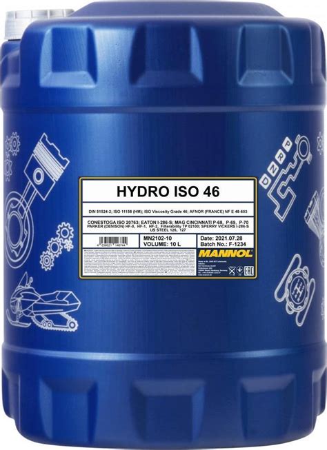 Mannol Hydraulic 46 Fluid HLP Grade ISO Motor Oil Price