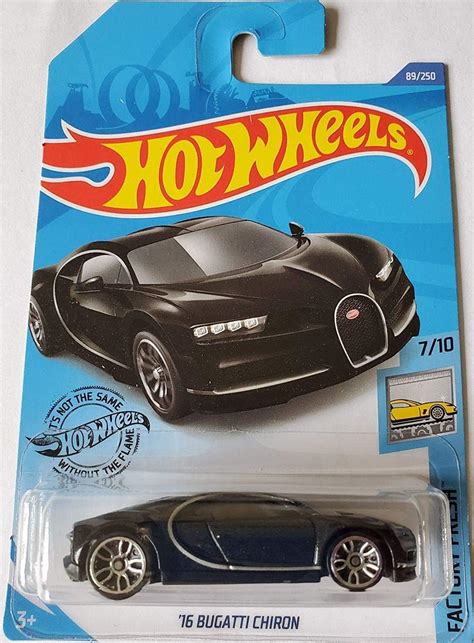 Hot Wheels 2020 Factory Fresh 16 Bugatti Chiron Black 89 250 Amazon