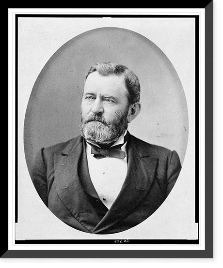 Historic Framed Print Ulysses S Grant Head And Shoulders Portrait