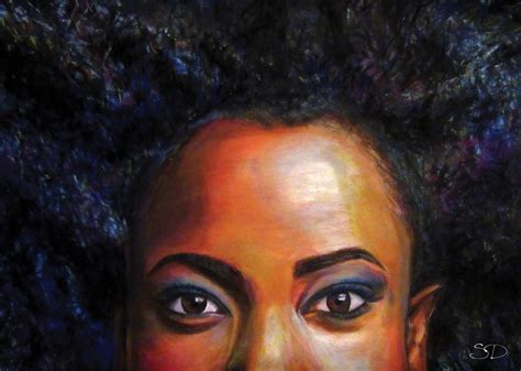 Her Eyes Afro Art Print - Etsy