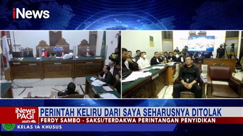 Ferdy Sambo Lepas Tangan Libatkan Anak Buah Dalam Kasus Pembunuhan