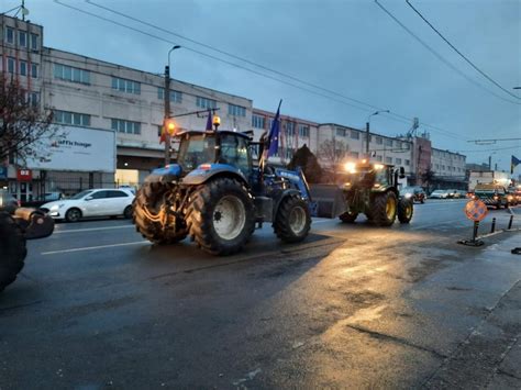 Ziua de Cluj Nou protest al fermierilor și transportatorilor la Cluj