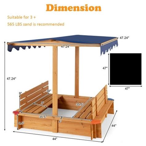 This Kid S Wooden Sandbox Is Sure To Be Your Kid S Favorite Outdoor Toy