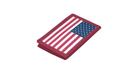 Usa Patriot A Truly Patriotic T American Flag Tri Fold Wallets