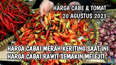 Harga Cabai Hari Ini 20 Agustus 2023 Info Harga Cabe Rawit Hari Ini