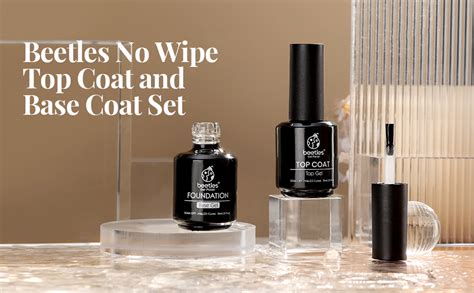 Beetles Gel Polish X Ml No Wipe Gel Top Coat And Base Coat Set