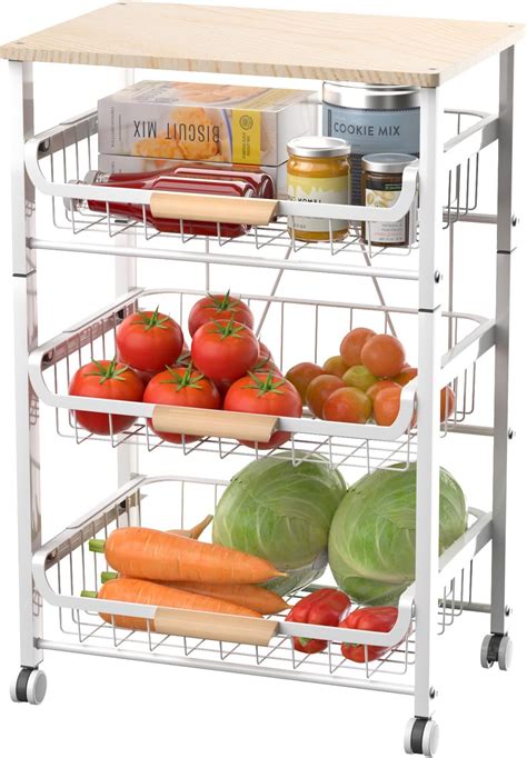 Amazon Jaq Pull Out Fruit Basket Tier Slide Out Metal Storage