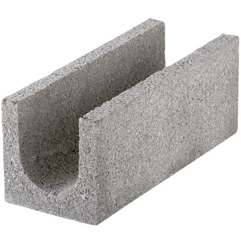 Bloc linteau en béton rectifié Technibloc B60 500 MM x 200 MM x 250 MM