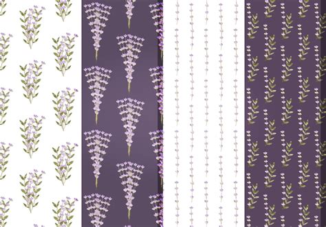 Vector Lavender Floral Patterns 123291 Vector Art at Vecteezy