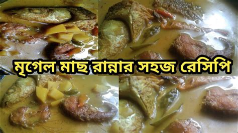 খুব সহজে মৃগেল মাছের ঝোল রান্নার রেসিপি। Fish Curry Easy Recipe Youtube