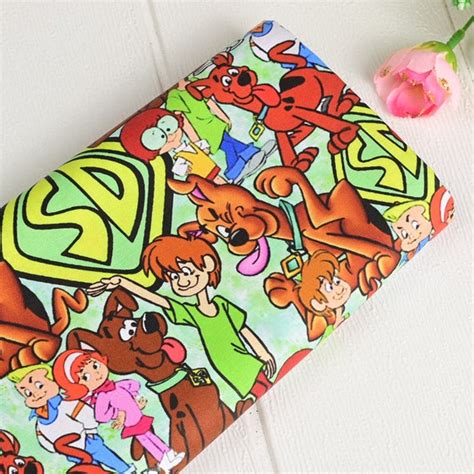 Scooby Doo Fabric Cartoon Fabric 100 Cotton Fabric By Etsy