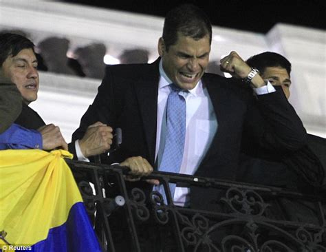 Ecuador President Rafael Correa Rescued By Army From Protesting Police