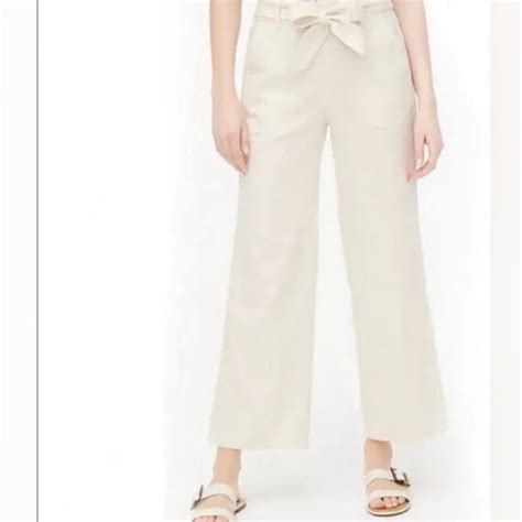 J Crew Factory Pants Jumpsuits J Crew Factory Tie Front Wide Leg