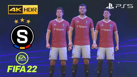 SPARTA PRAHA PRAGUE On FIFA 22 PS5 Player Faces And Ratings 4K