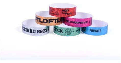 Pulseiras Holograficas Kit Pulseiras Personalizado Frete Gr Tis