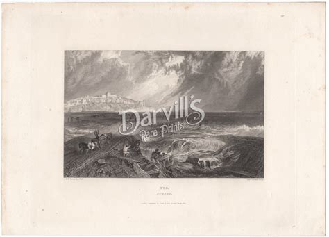 Original Jmw Turner Engravings From Picturesque Views Of Southern