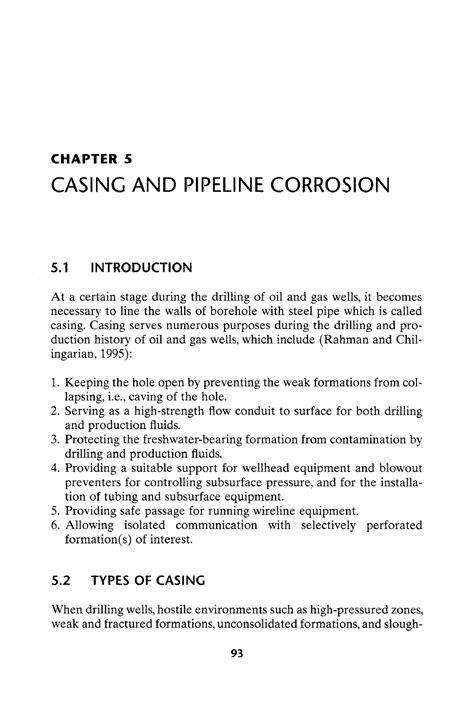 Fundamentals Of Corrosion And Scaling 03 Chapter 5 Casing And