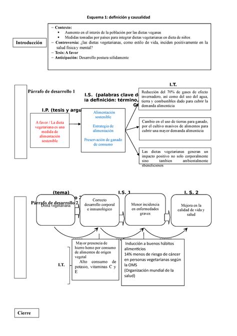 Esquema examen final suerte XD Esquema 1 definición y causalidad I