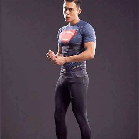 Superman Compression Shirt 2017 Edition Gym Super Heroes