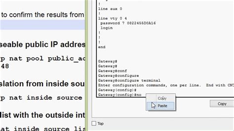 Port Address Translation Part 6 Configure And Verify PAT YouTube