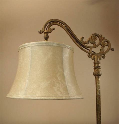 Bridge Floor Lamp Shade Faux Leather For Antique Lamp Tailor Made Lampshades Ebay