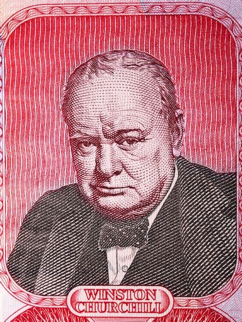 Premium Photo Winston Churchill A Portrait From Gibraltar Money