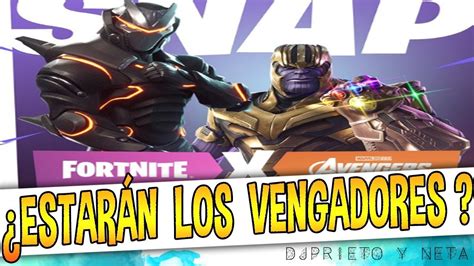 EPIC HABLA Fortnite Battle Royale Incluirá SKINS DE LOS VENGADORES