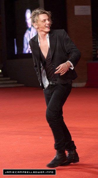 Jamie Campbell Bower Posing With Shirt Open Naked Male Celebrities