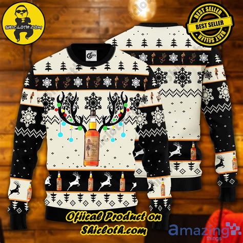 Sailor Jerry Reindeer Ugly Christmas Sweater Shicloth