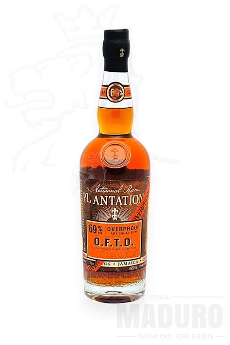 Rum Plantation O F T D Overproof 69 Maduro