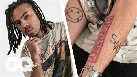 Vic Mensa Breaks Down His Tattoos Tattoo Tour Gq Youtube