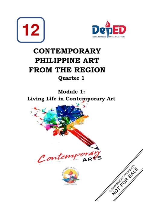 Cpar Module Notes Contemporary Philippine Art From The Region