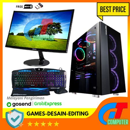 Pc Gaming Lengkap Intel I F Vga Gtx Ti Gb Ddr Ram Gb