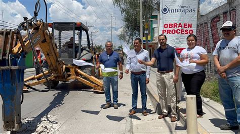 Inicia Interapas Reposici N De Drenaje Colapsado En La Avenida San Pedro