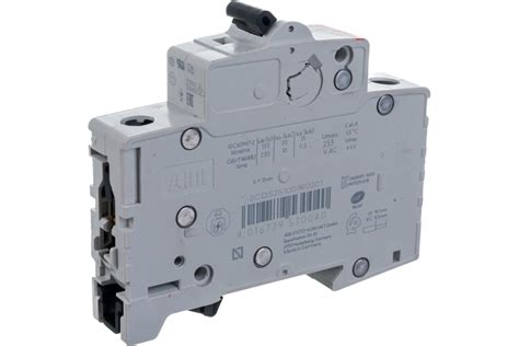 Автоматический выключатель ABB, 1-полюсный, S201, D20 2CDS251001R0201 ...