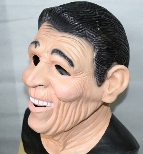 Ronald Reagan Mask Dead Ex Presidents Latex Halloween Fancy Dress Point