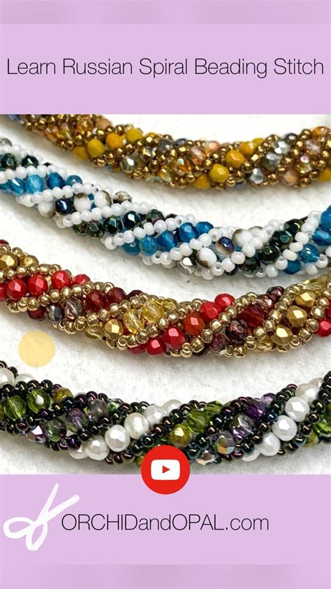 How To Make An Easy Russian Spiral Beaded Bracelet With Bugle And Seed