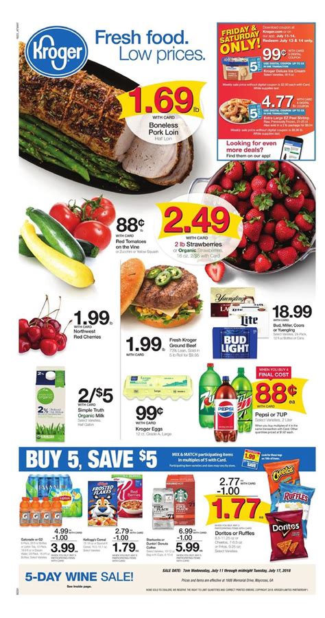 Kroger Weekly Ad Jul 11 17 2018 Weeklyads2