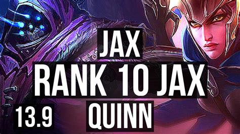 Jax Vs Quinn Top 8 0 5 Legendary Rank 10 Jax Kr Challenger 13