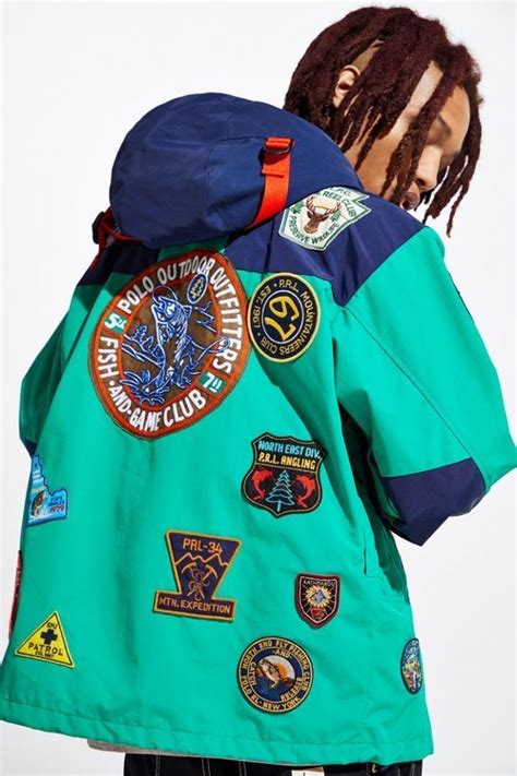 Pin On Ralph Lauren Patchwork Palace Anorak Anorak Jacket Street